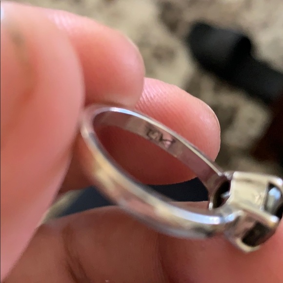 Black Diamond Engagement Ring - Picture 3 of 3